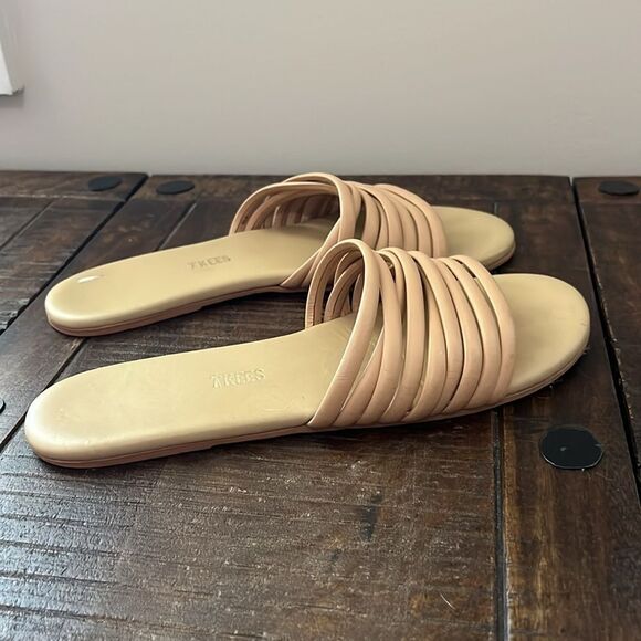 Tkees Slide Sandals Strappy Slide Slip On Size 9 - Picture 5 of 10